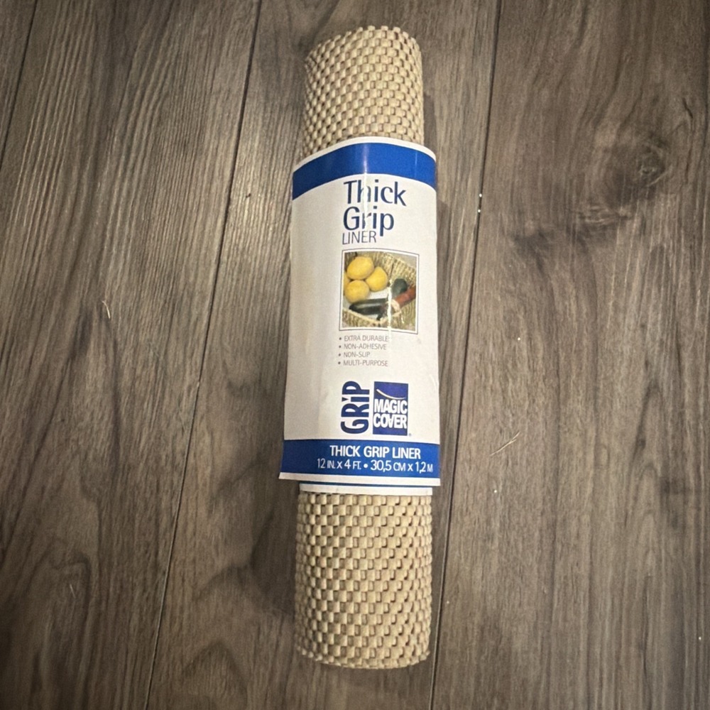 Liner Grip Beige Non-Slip Magic Cover 12" X 4Feet 04F-127950-01 48677